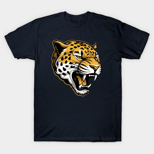 Jaguars T-Shirt by DavidLoblaw